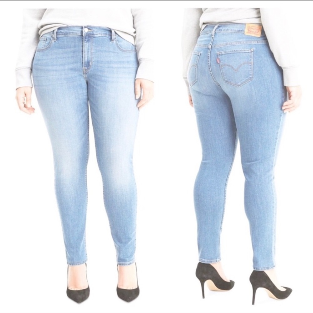 Levi's 711 Skinny Jeans Light Wash Size 33/16M